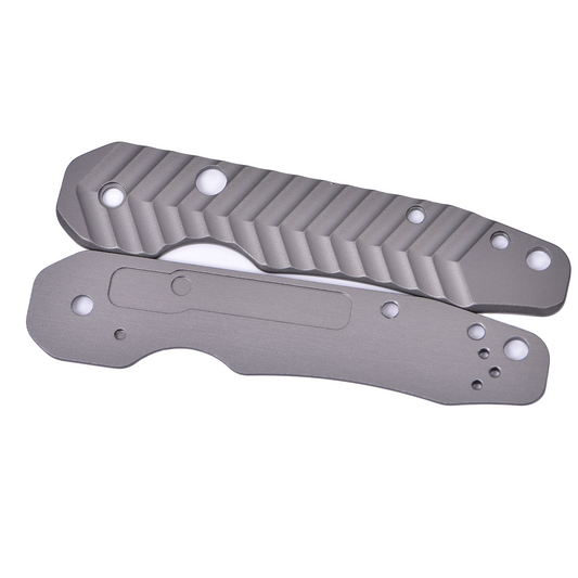 AE-1152 Chevron Aluminum Scales for Spyderco Smock