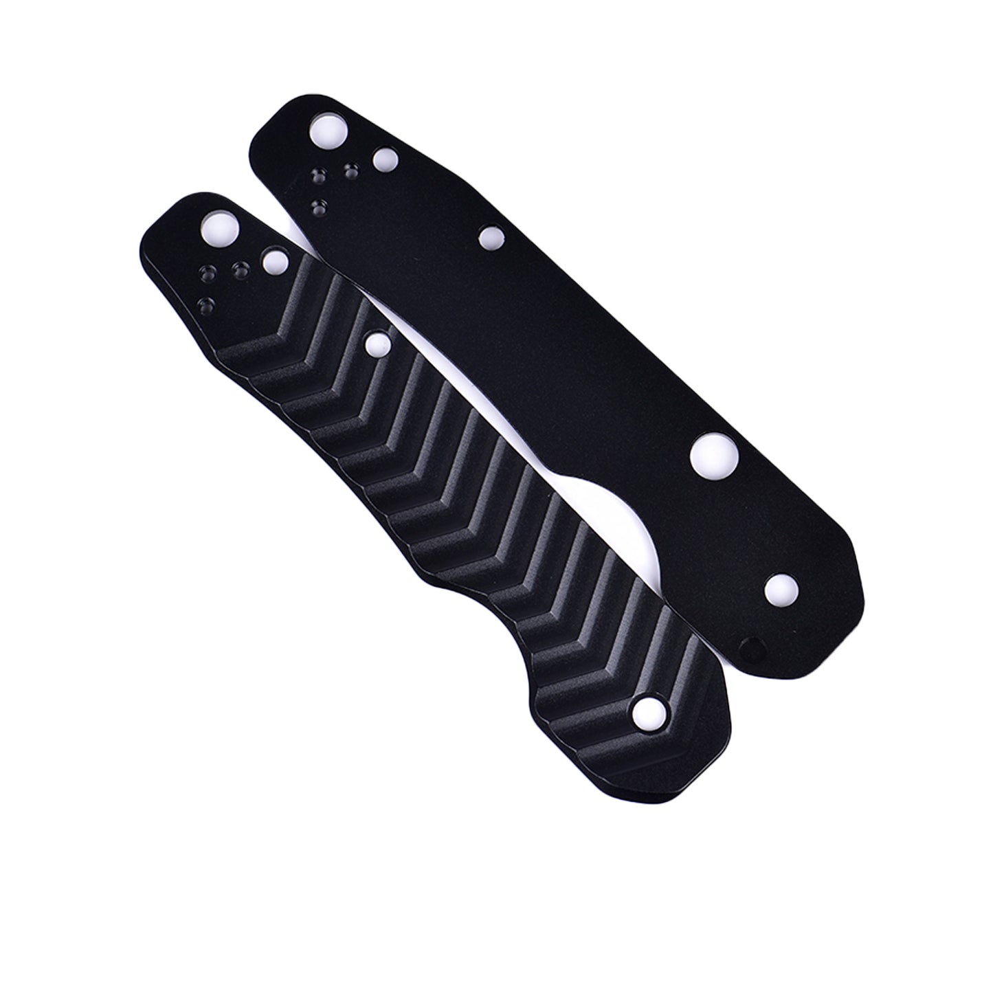 AE-1152 Chevron Aluminum Scales for Spyderco Smock