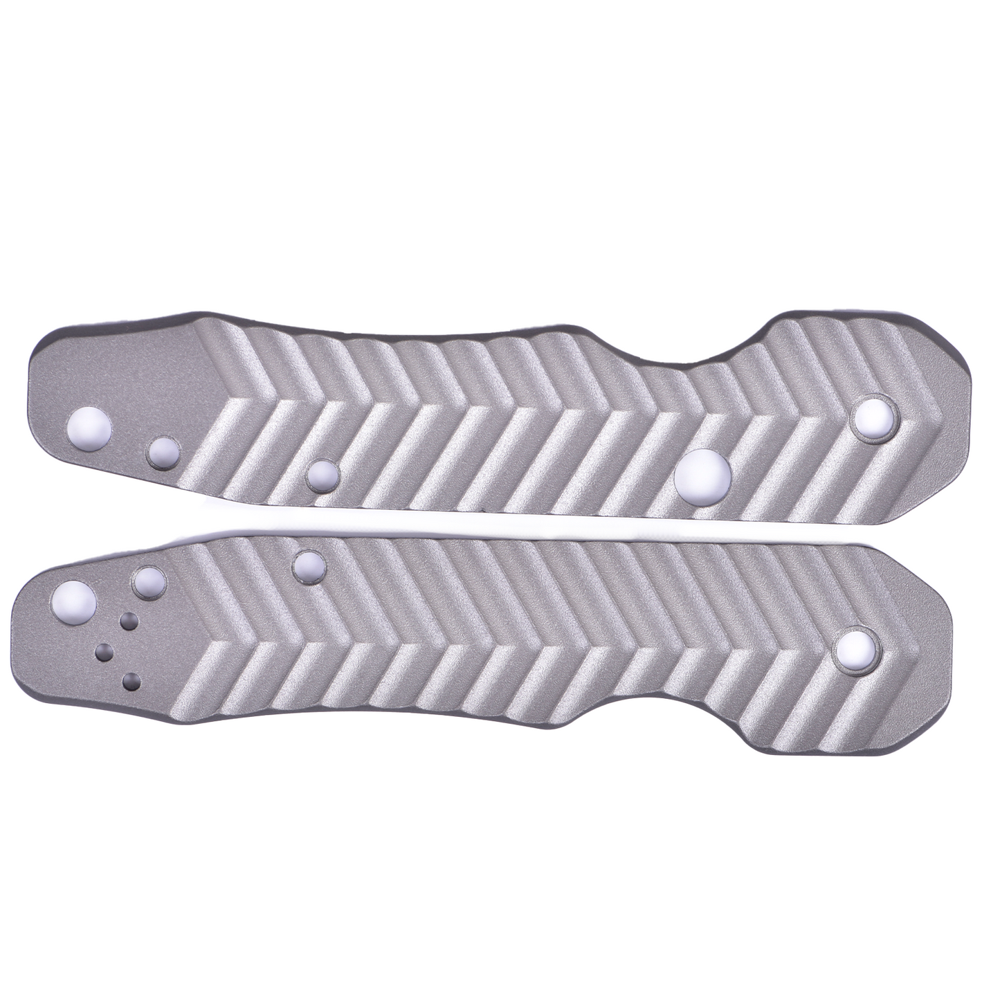 AE-1152 Chevron Aluminum Scales for Spyderco Smock